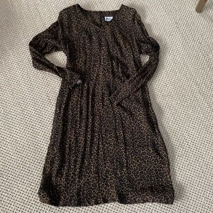 Mimi Maternity Leopard print dress